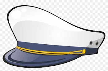 Sailor Cap Hat Clip Art - Free Captain Hat Vector