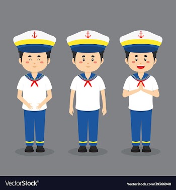 sailor character with various expression