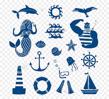 Sailor Icon - Mermaid sailor sailboat 
