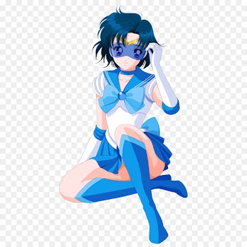 Sailor Mercury Sailor Jupiter Sailor Moon Sailor Mars Sailor Venus - sailor mercury 