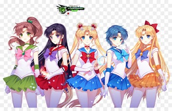 Sailor Moon Chibiusa Sailor Mercury Sailor Mars Luna - sailor moon 