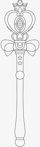 Sailor Moon Coloring book Wand Drawing Line art - wand 