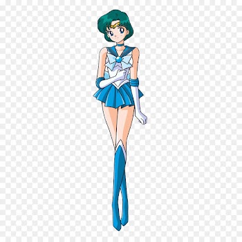 Sailor Moon Sailor Mercury Sailor Venus Sailor Jupiter Sailor Mars - Sailor Mercury 