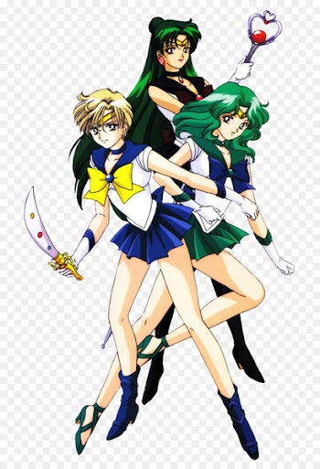 Sailor Neptune Sailor Pluto Sailor Uranus Sailor Moon Chibiusa - sailor moon 