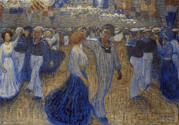 Sailor's Ball (1909) painting in high | Free Photo - rawpixel