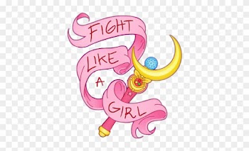 Sailor Sticker - Sailor Moon Fight Like A Girl