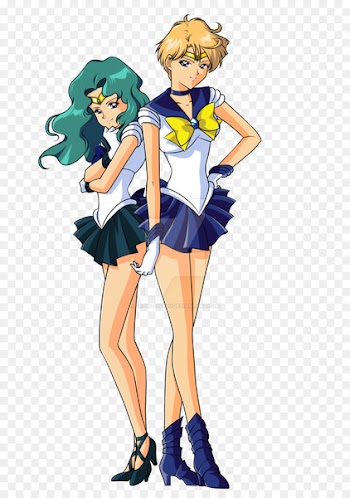 Sailor Uranus Sailor Neptune Sailor Moon Sailor Venus Sailor Saturn - sailor moon 