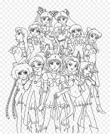 Sailor Venus List of Sailor Moon episodes Line art Drawing - sailor moon 