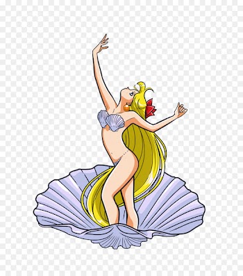 Sailor Venus Sailor Moon The Birth of Venus Art Parody - venus 