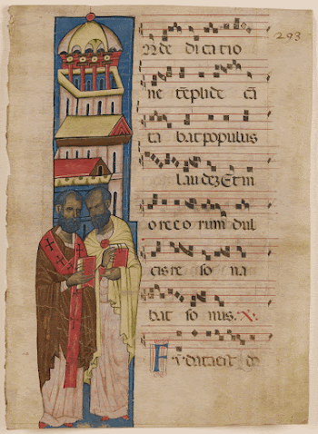 Saint Augustine and an Unidentified | Free Photo - rawpixel