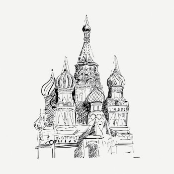Saint Basil's Cathedral drawing clipart, | Free PSD - rawpixel