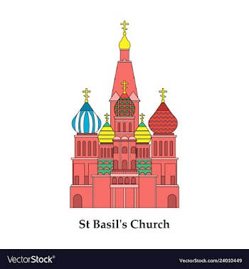 Saint basils cathedral icon vector image