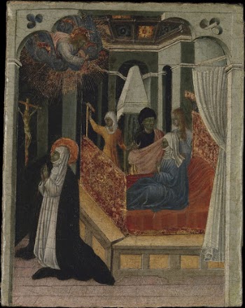 Saint Catherine of Siena Beseeching | Free Photo - rawpixel