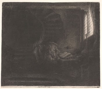 Saint Jerome in a dark | Free Photo - rawpixel
