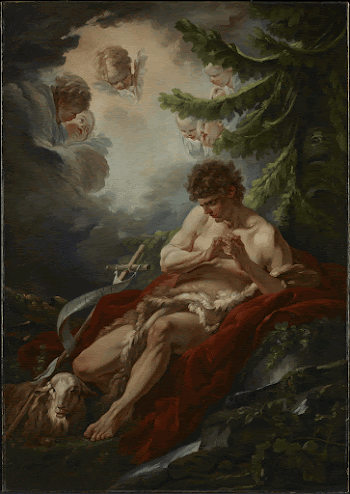 Saint John the Baptist in the Wilderness | Free Photo - rawpixel