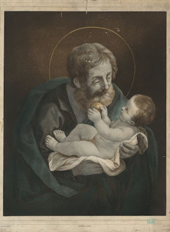 Saint joseph with baby jesus | Free Photo - rawpixel