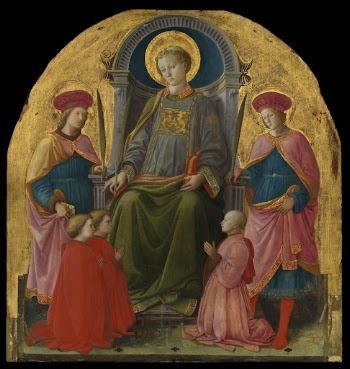 Saint Lawrence Enthroned with Saints | Free Photo - rawpixel