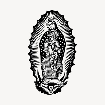 Saint Mary clipart, vintage religious | Free Vector - rawpixel