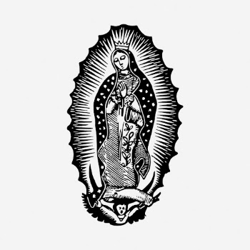 Saint Mary drawing, vintage religious | Free Photo - rawpixel