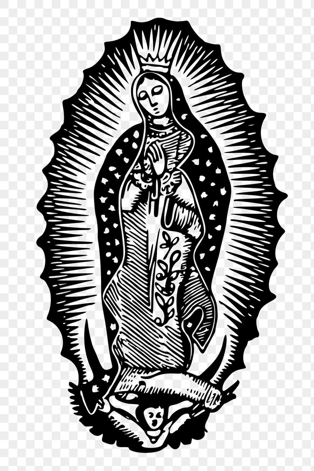 Saint Mary png sticker, religious | Free PNG - rawpixel