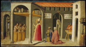 Saint Nicholas Resuscitating Three Youths | Free Photo - rawpixel