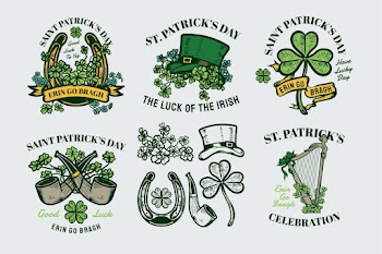Saint Patrick's Day Badges