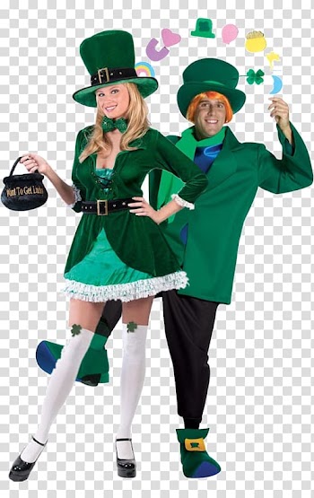 Saint Patrick's Day Costume party Clothing Halloween costume, Lucky Charm transparent background PNG clipart