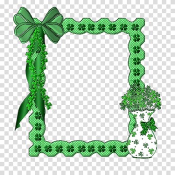 Saint Patrick's Day Frames Shamrock, ST PATRICKS DAY transparent background PNG clipart