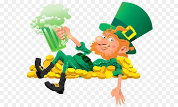 Saint Patrick's Day March 17 Shamrock Clip art - Leprechaun with Beer PNG Clipart 
