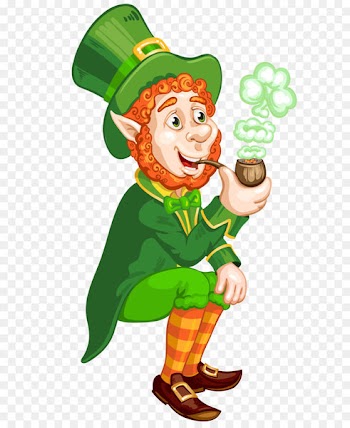 Saint Patrick's Day Wish Leprechaun Clip art - St Patrick Day Transparent Leprechaun with Pipe PNG Picture 