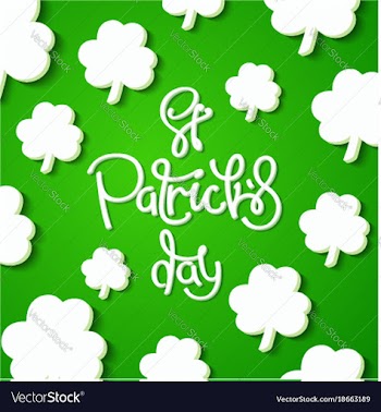 Saint patricks day background vector image
