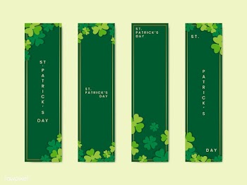 Saint Patricks day banners | Free stock vector - 564612