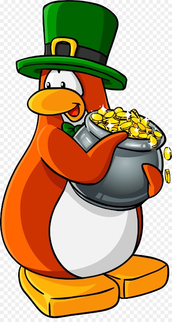 Saint Patricks Day, Penguin, Club Penguin, Cartoon, Flightless Bird PNG