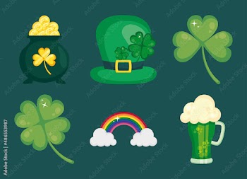 saint patricks icon set