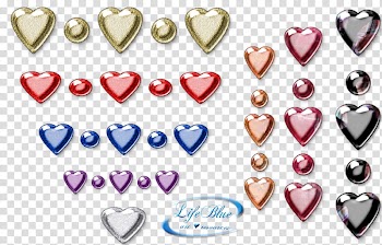 Saint Valentine Day Hearts transparent background PNG clipart