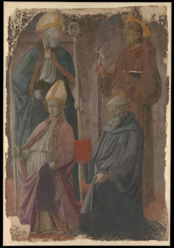 Saints Augustine and Francis, a Bishop | Free Photo - rawpixel