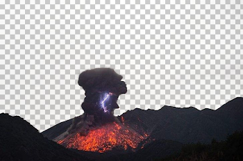 Sakurajima Chaitxe9n Mount Merapi Volcano Lightning PNG, Clipart ...
