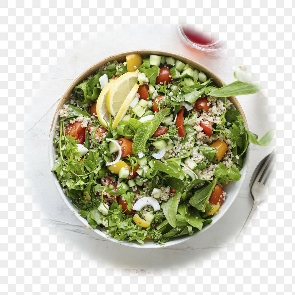 Salad bowl png badge sticker, | Free PNG - rawpixel