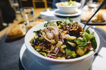 Salad in a salad bar 