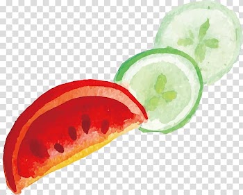 Salad Nicoise Aioli Smoked salmon French fries Watermelon, tomato transparent background PNG clipart