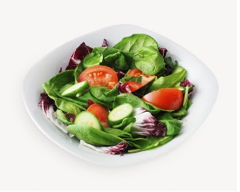 Salad plate sticker, healthy food | Free PSD - rawpixel
