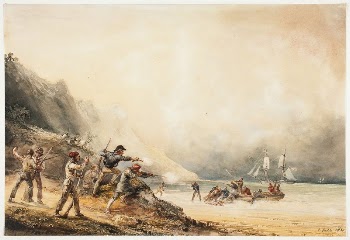 Salakuljettajain ja merisotilaiden taistelu, 1830 | Free Photo - rawpixel
