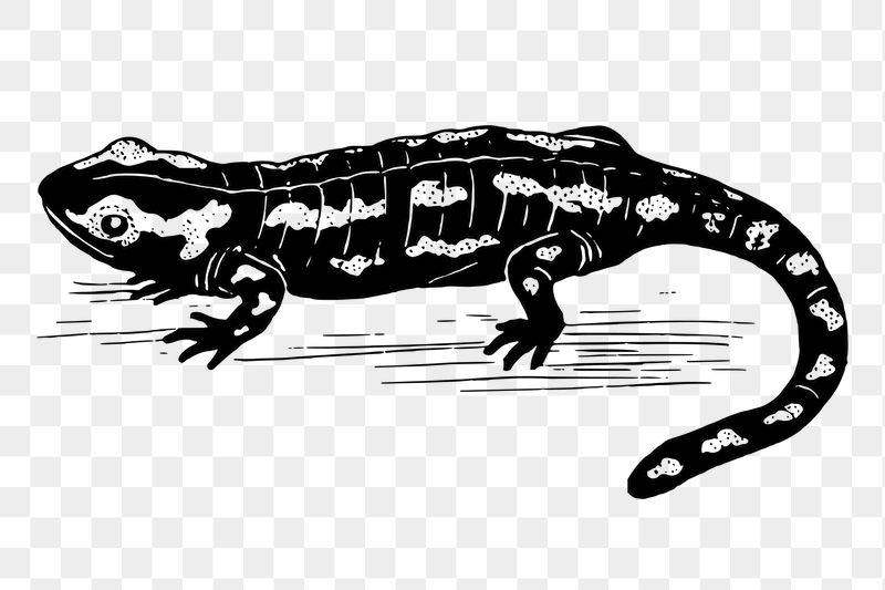 Salamander png sticker, vintage animal | Free PNG - rawpixel