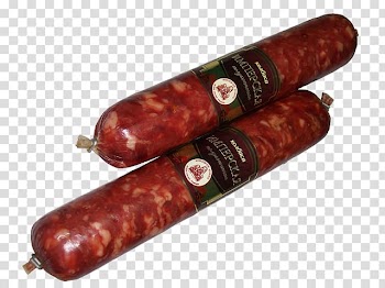 Salami Cervelat Sujuk Sausage Sobrassada, MISTER transparent background PNG clipart