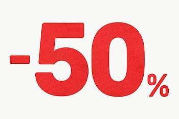 Sale 50 percent off design element | Free  transparent png - 2341048