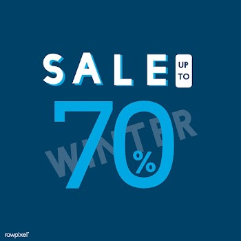 Sale 70% discount badge vector | Free stock vector - 503421