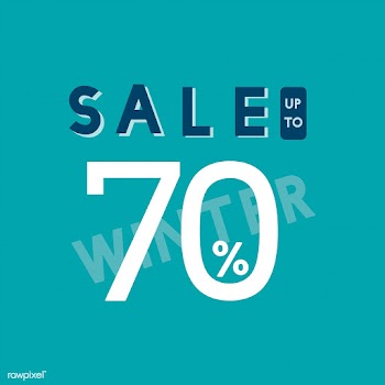 Sale 70% discount badge vector | Free stock vector - 503458