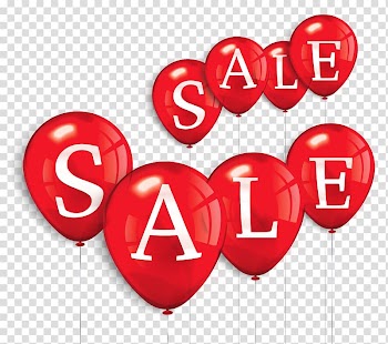 Sale advertisement, Papua New Guinea Ensisi Valley Sales Delta Natural Gas Company, Inc., Balloons Sale transparent background PNG clipart