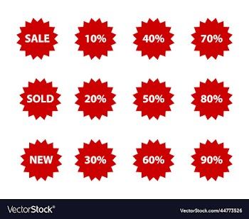 sale badges tags