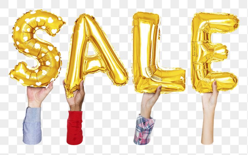 Sale balloon png word sticker, | Free PNG - rawpixel
